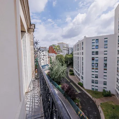 Appt 1 Bdr 2p Proche Buttes Chaumont アパート